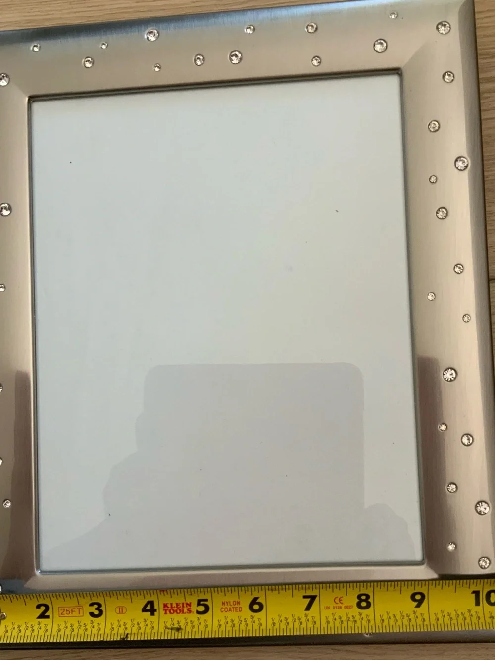 Godinger Silver Diamonds Photo Frame with Crystal Accents
